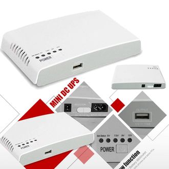 Trade Shop Trade Shop - Mini Ups Alimentatore Portatile Batteria Ricaricabile Q-a212 17 W Backup Router