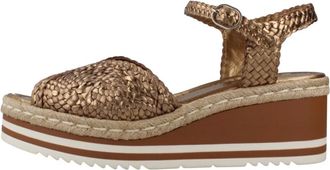 Pons Quintana Sandalia Padova - Dames - Schoenen - Bruin - Maat: 39 EU Leer