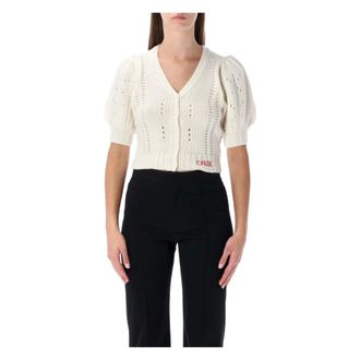 Chlo&eacute; Puff-sleeve Cardigan