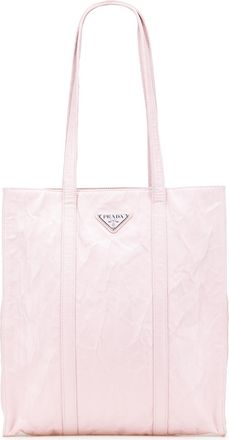 Prada Pre-owned Womens Leather Tote Bag - Light Pink - One Size