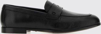 Ferragamo Mocassino penny in pelle di cervo con logo Gancini applicato