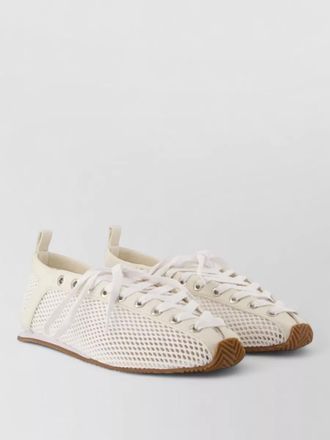 Ganni sporty ballerinas synthetic mesh eyelets sneakers