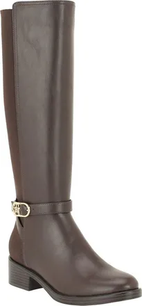 Tommy Hilfiger Illuna Knee High Boot in Dark Brown at Nordstrom, Size 6.5