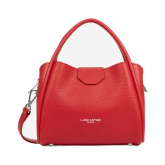 Lancaster Ida Double kleine handtas - Dames - Tassen - Rood - Maat: ONE Size Leer