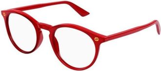 Gucci Optical Frame - Heren - Brillen - Rood - 49 MM - Accessoires