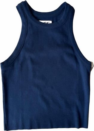 Citizen Womens Amaya Crop Fitted Tank In Admiral Blue