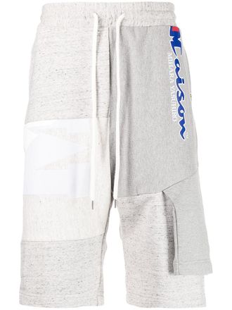Miharayasuhiro Shorts con inserti - Grigio