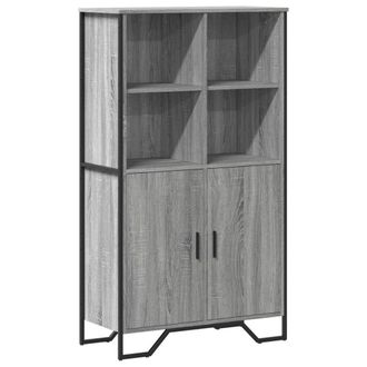 Berkfield Home Highboard Grey Sonoma 79.5x35.5x137.5 cm Engineered wood