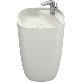 Roca Lavabo Totem De Fineceramic Beyond Roca Color: Beige
