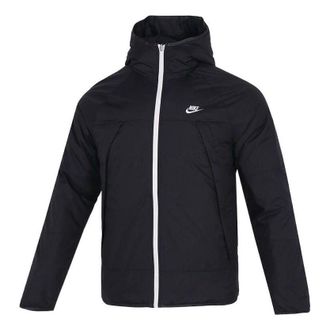 Nike Sw Therma-fit Legacy waterproof Reversible Stay Warm Hooded Padded Jacket Black DH2784-010