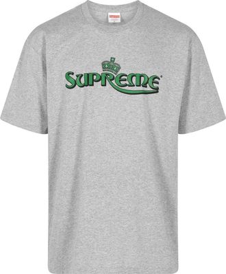 SUPREME Crown cotton T-shirt - unisex - Cotton - M - Grey