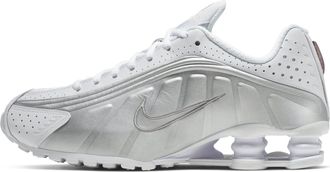 Nike (WMNS) Nike Shox R4 White Metallic AR3565-101