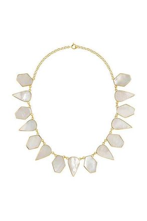 Freya Rose Warrioress Mother of Pearl Necklace in White at Nordstrom