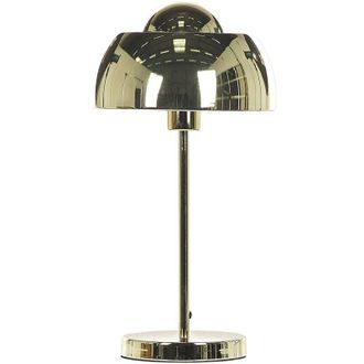 Beliani Table Lamp SENETTE Metal Gold