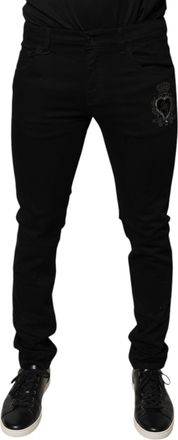 Dolce & Gabbana Skinny Jeans Borduurselstijl