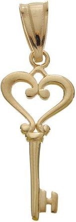 Italian Gold, Inc 14K Heart Key Pendant