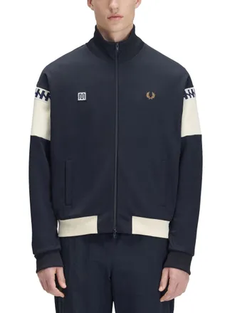 Fred Perry Cotton Blend Jacket - Blue