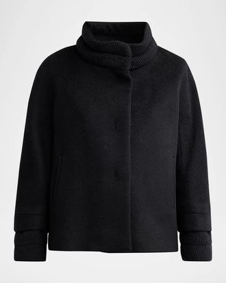Cinzia Rocca Icons Knit-Trim Jacket