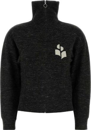 Isabel Marant Koxy Cardigan - female - Marant &eacute;toile - Zip-throughs - Black - M - Sweatshirts & Hoodies
