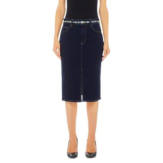 Liu Jo Longuette Denim Rok - Dames - Rokken - Blauw - Maat: W26 Denim