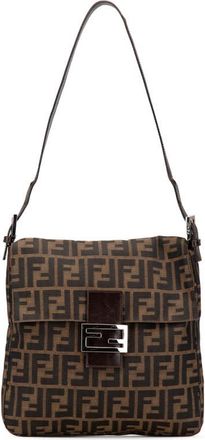 Fendi Pre-owned Fendi Zucca Canvas Shoulder Bag Ladies 26730