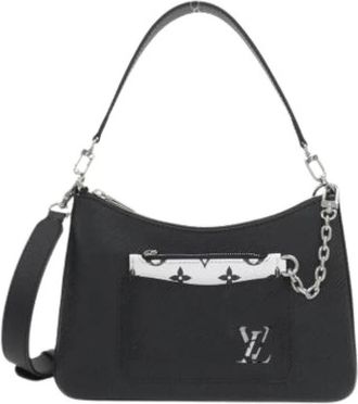 Louis Vuitton Pre-owned Pouch Shoulder Bag - Dames - Vintage Schoudertas - Zwart - ONE Size - Vintage