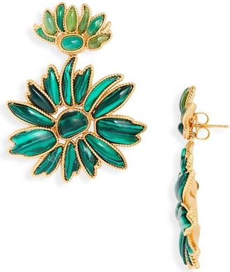 Zimmermann Botanica Dangles Drop Earrings in Green at Nordstrom