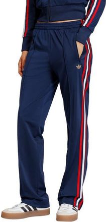 adidas Originals Firebird Recycled Polyester Track Pants in Night Indigo/scarlet/white at Nordstrom, Size X-Small