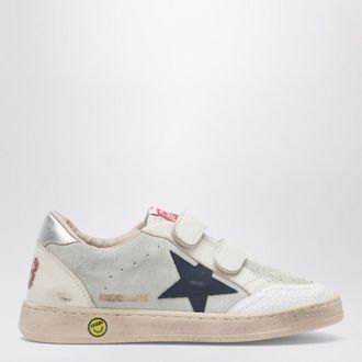 Golden Goose Ball Star sneakers in grey/white/beige/navy blue