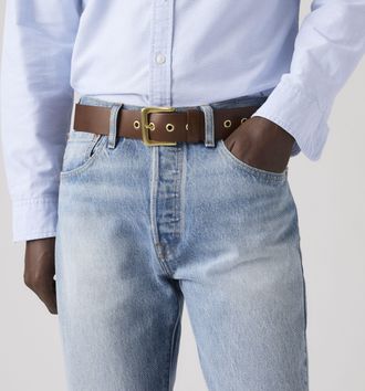 Levi's Maverick Eyelet Belt - Mens - 100 - Brown