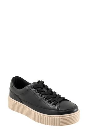 Trotters Baylor Platform Sneaker in Black at Nordstrom, Size 10