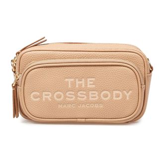 Marc Jacobs Crossbody Tote Leren Tas Kameelkleur - Dames - Schoudertassen - Bruin - ONE Size - Leer - Tassen