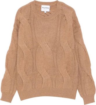 Kujten Mujer, Jerseys, Marrón, Talla: M