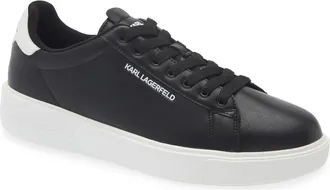 Karl Lagerfeld Plain Toe Sneaker in Black at Nordstrom Rack, Size 11.5