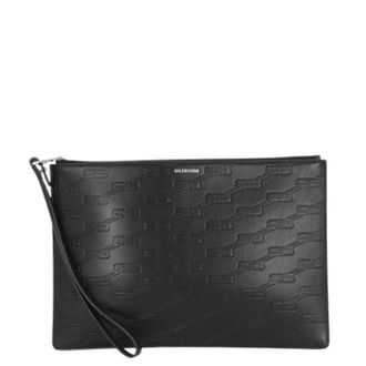 Balenciaga Pre-owned Clutches, female, Black, Size: ONE SIZE Pre-owned Vintage Clutch Bag