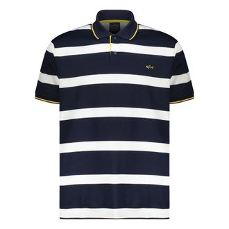 Paul & Shark Paul & Shark, Polo Shirts, male, Multicolor, Size: XL Striped Polo Shirt