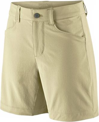 Patagonia Womens Landfarer Bike Shorts In Weathered Stone