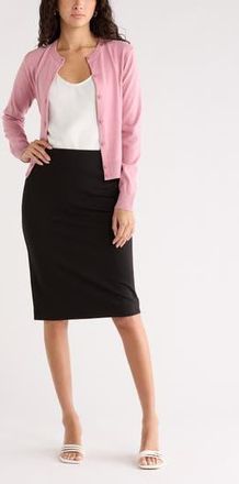 Nordstrom Rack Ponte Pencil Skirt in Black at Nordstrom Rack, Size X-Small