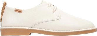 Pikolinos Noia Veterschoen - Dames - Veterschoenen - Wit - 42 EU - Leer - Schoenen