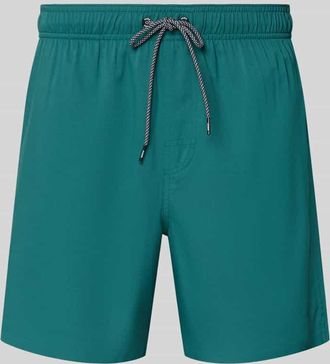 Puma Badeshorts mit Seitentaschen und Rei&szlig;verschlusstasche hinten in Petrol, Gr&ouml;&szlig;e XXL