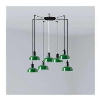 Faro Barcelona Tatawin S Metal 7l Colgante Verde