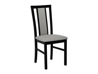 Mirjan24 Silla Victorville 157, Negro, 93x43x40cm, Tapiz, De Madera, Madera, Muebles Ya Montados