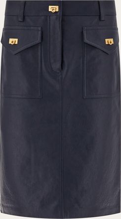 Ferragamo Women Nappa skirt Blue