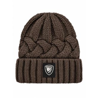 Blauer Corwin Muts Met Omgeslagen Rand - Dames - Hoeden - Bruin - ONE Size - Wol - Accessoires