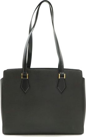Louis Vuitton Black Epi Leather Shoulder Bag Tote Bag (Pre-Owned)