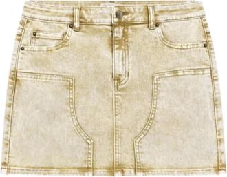 Guess Denim Skirts, female, Beige, Size: W26 Denim Skirt