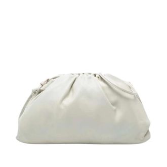 Bottega Veneta Pre-owned Clutches, female, White, Size: ONE SIZE Pre-owned Mini Pouch