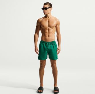 Nike Mens Swim Breaker 5 Brief-Lined Volley Short in Green | NESSG555-322