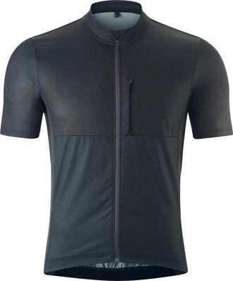 Gonso Radtrikot GONSO PRESEGNO, Herren, Gr. M, blau (nachtblau), 95% Polyester, 5% Elasthan, Rundhals, Trikots Radtrikot, Herren Radshirt kurzarm, atmungsak
