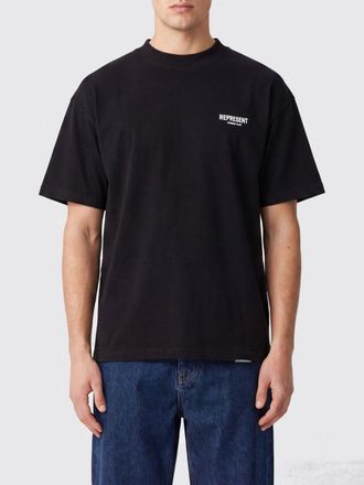 Represent T-shirt girocollo in cotone con logo a contrasto